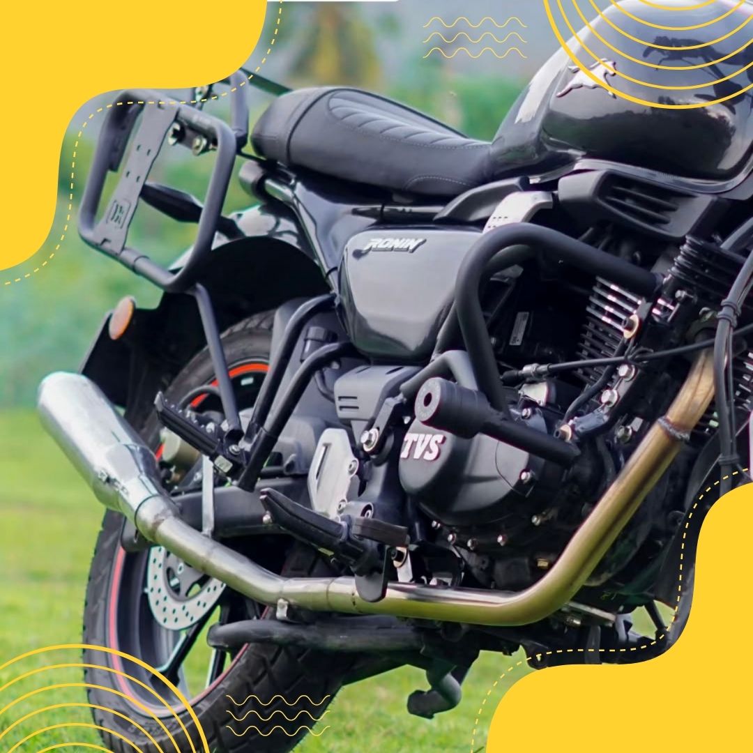 TOP RACK AND SADDLE STAY TVS RONIN HITECH