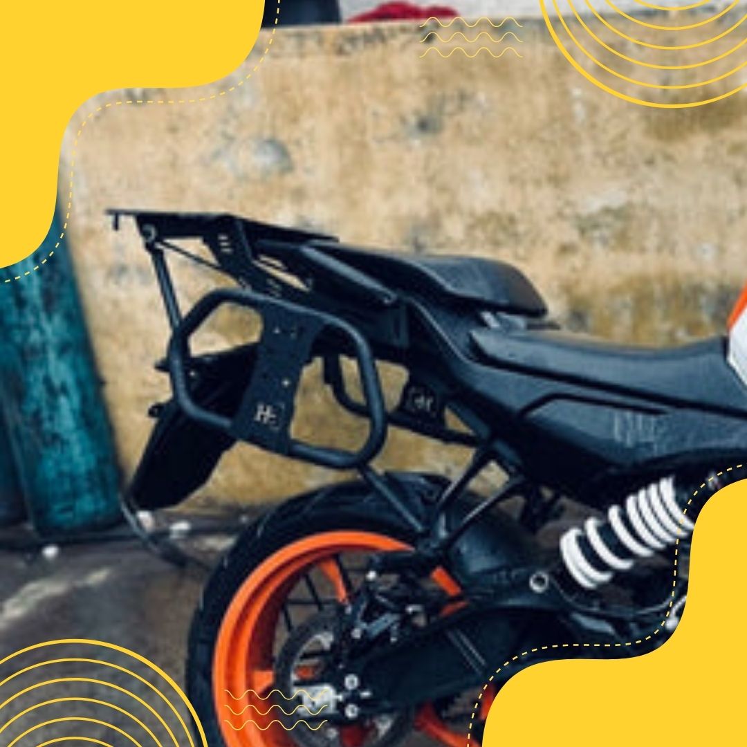 TOP RACK AND SADDLE STAY KTM DUKE 250 & 390  GEN 3 HI TECH