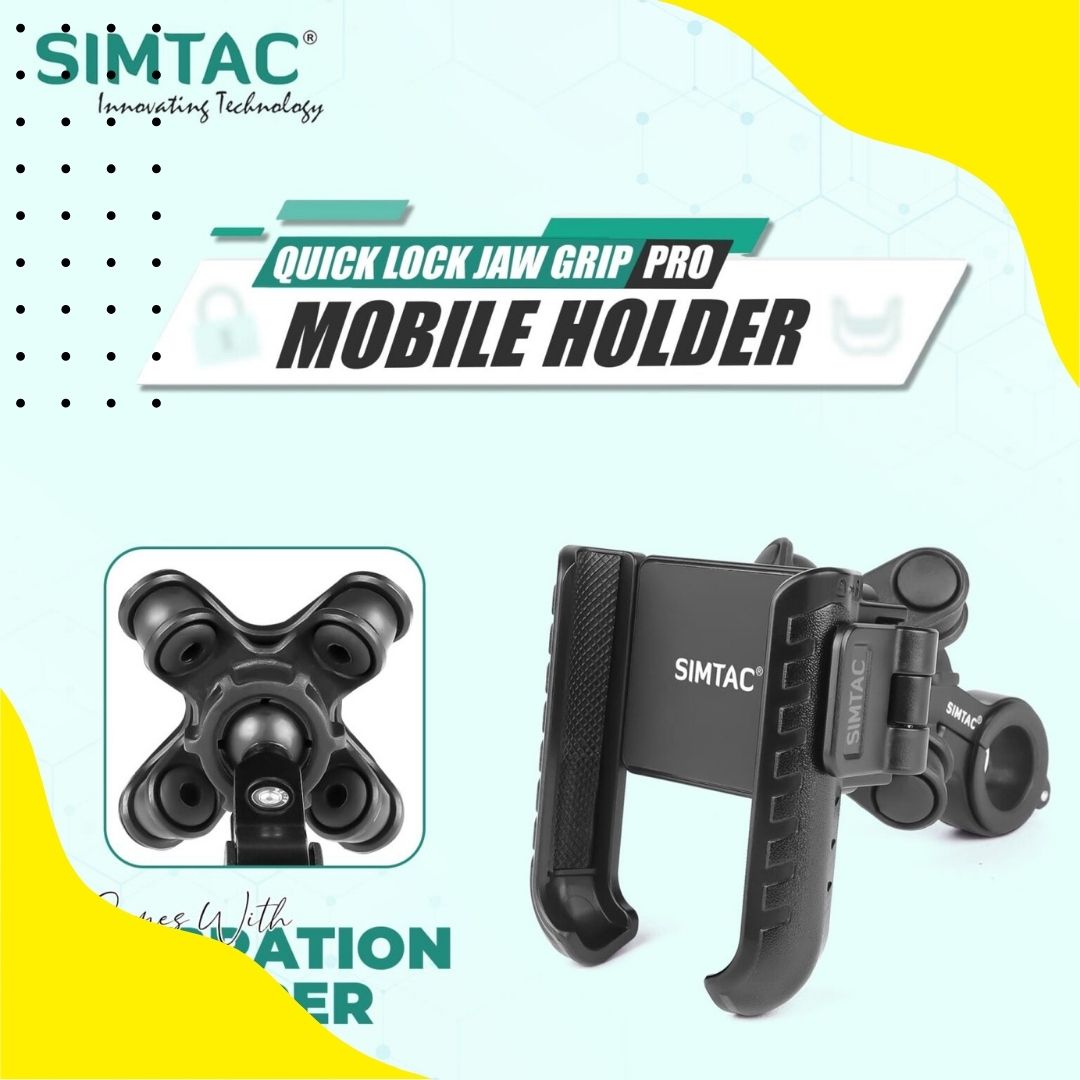 Simtac quick lock jaw grip with vibration damper (JQL1-PRO)