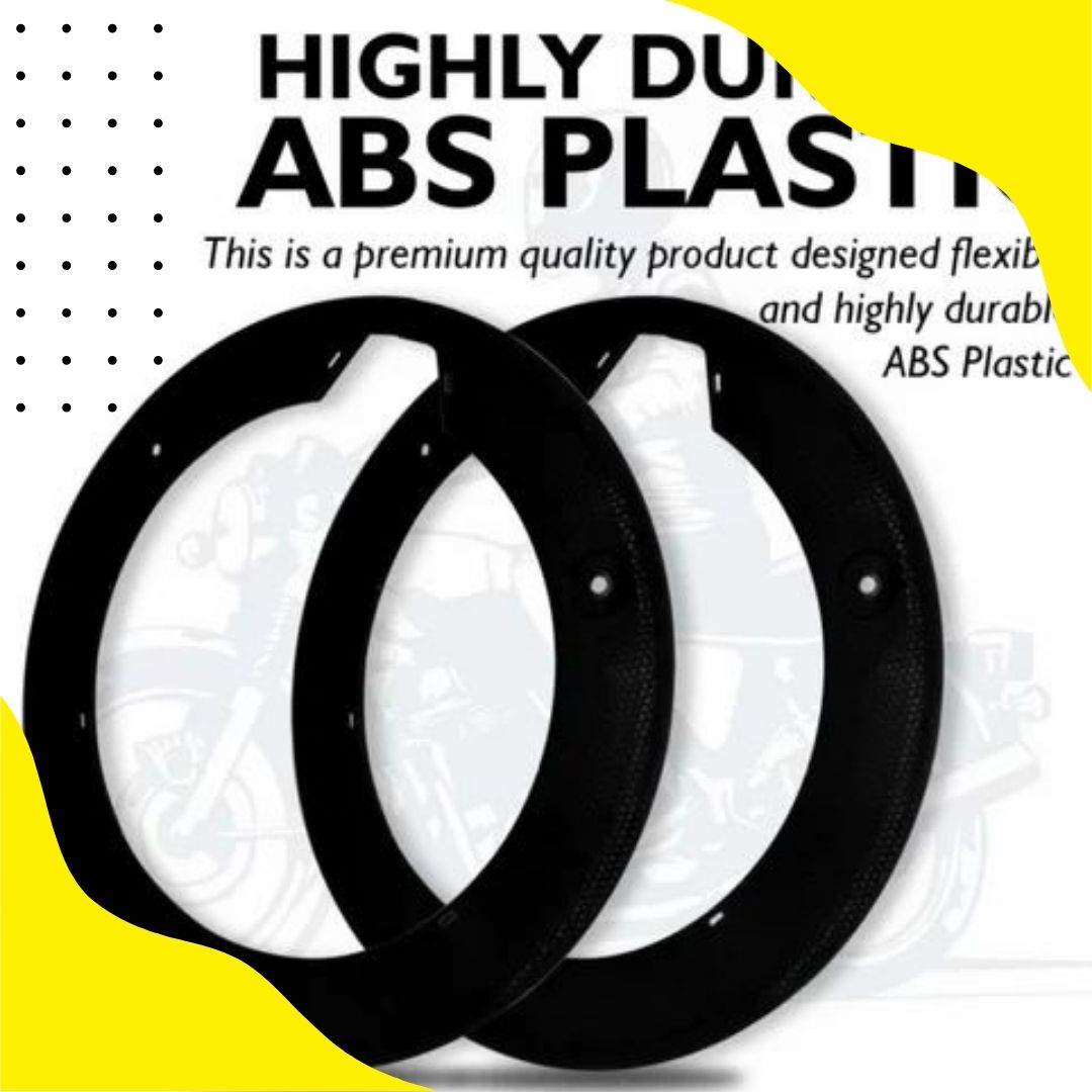 Half Pro Disc Wheel Cover 17 inch BLACK