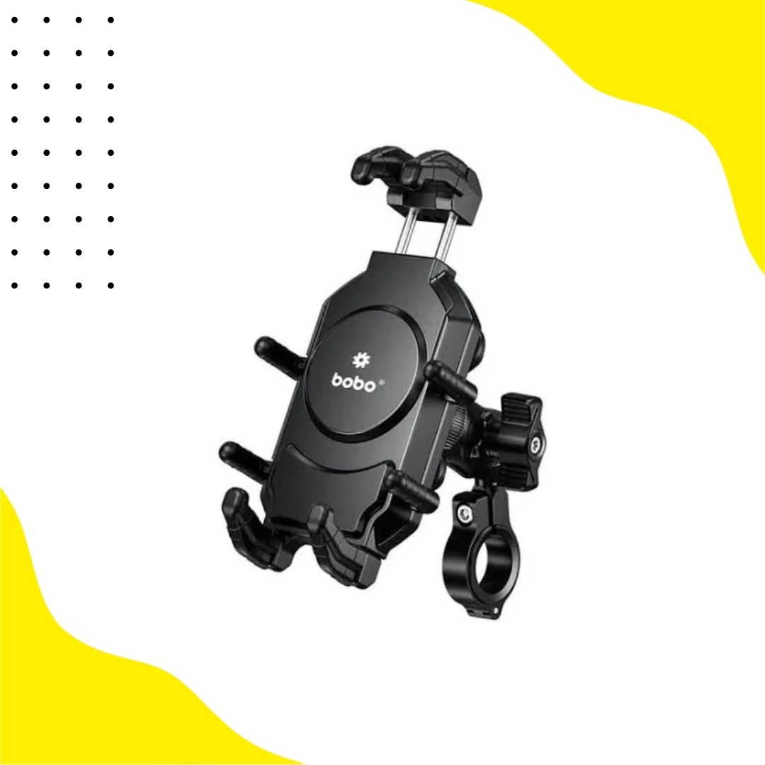 BOBO BM17H (or BM17M) PRO Handlebar (or Mirror) Anti-Vibration Bike / Cycle Phone Holder Motorcycle Mobile Mount