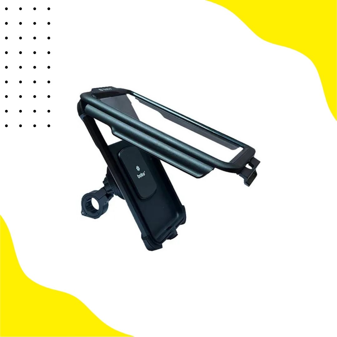 BOBO BM10H PRO Fully Waterproof Bike / Cycle Phone Holder with Vibration Controller Motorcycle Mobile Mount