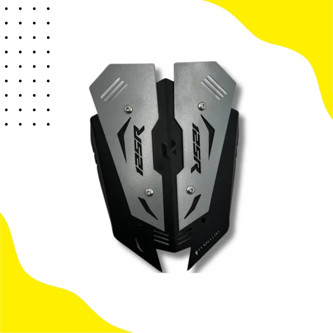 XTREME 125R METAL VISOR SILVER