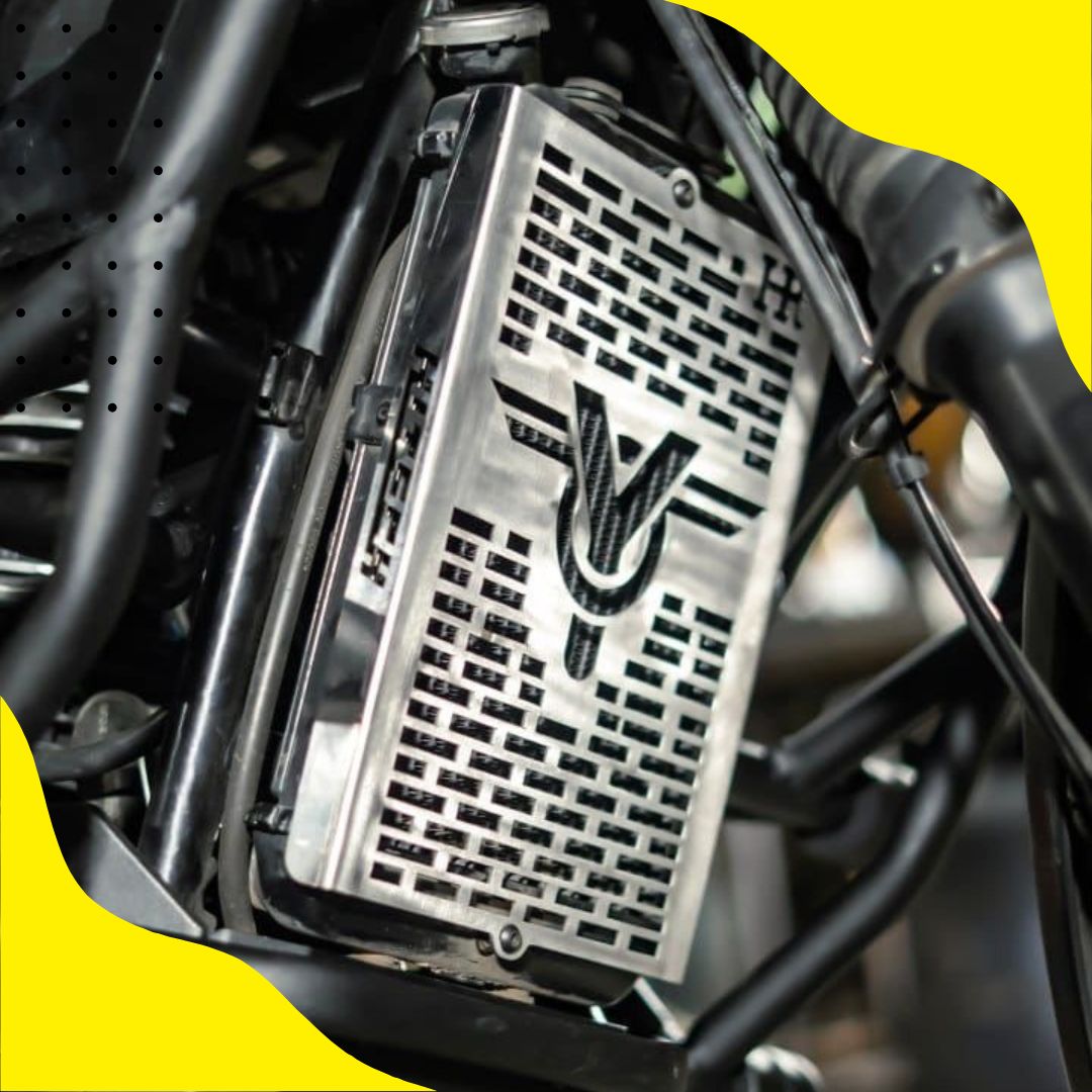 RADIATOR GUARD SS FOR YEZDI ADVENTURE 2025 / RD 944 HI TECH